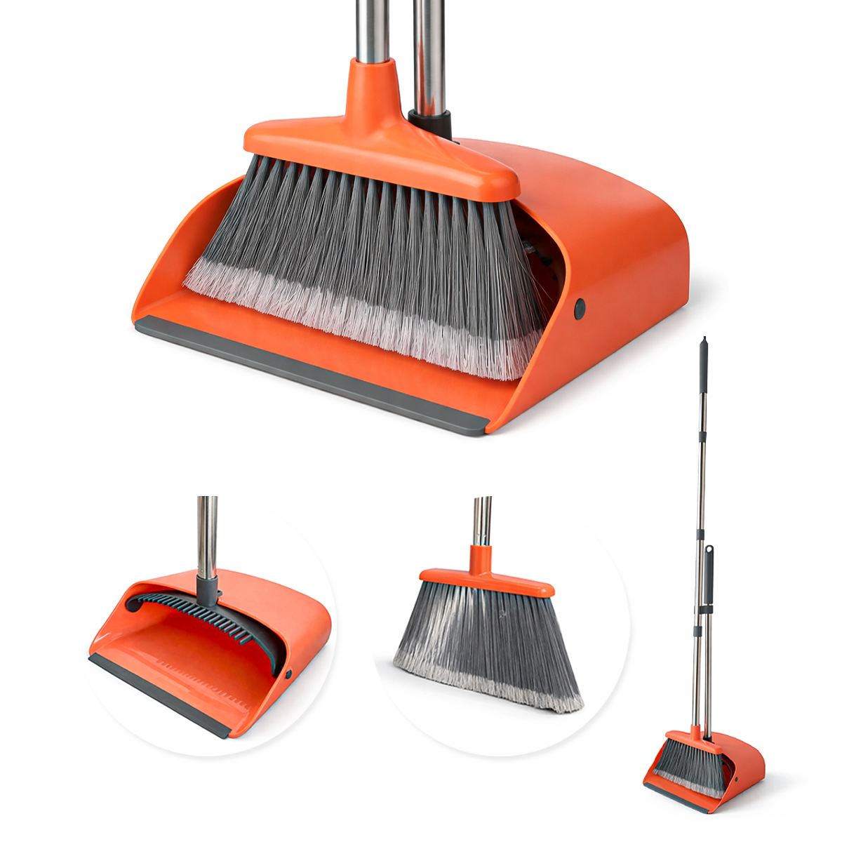 Escoba, Recogedor Y Cepillo 3 En 1 Plegable (Envio gratis)