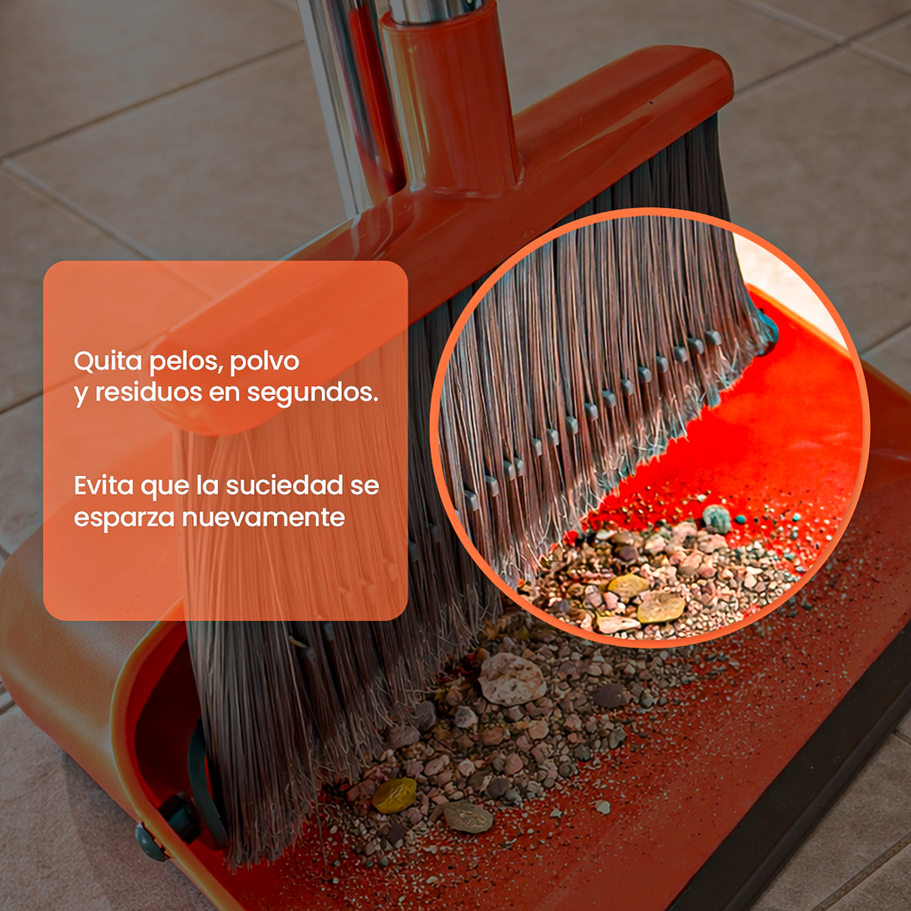 Escoba, Recogedor Y Cepillo 3 En 1 Plegable (Envio gratis)