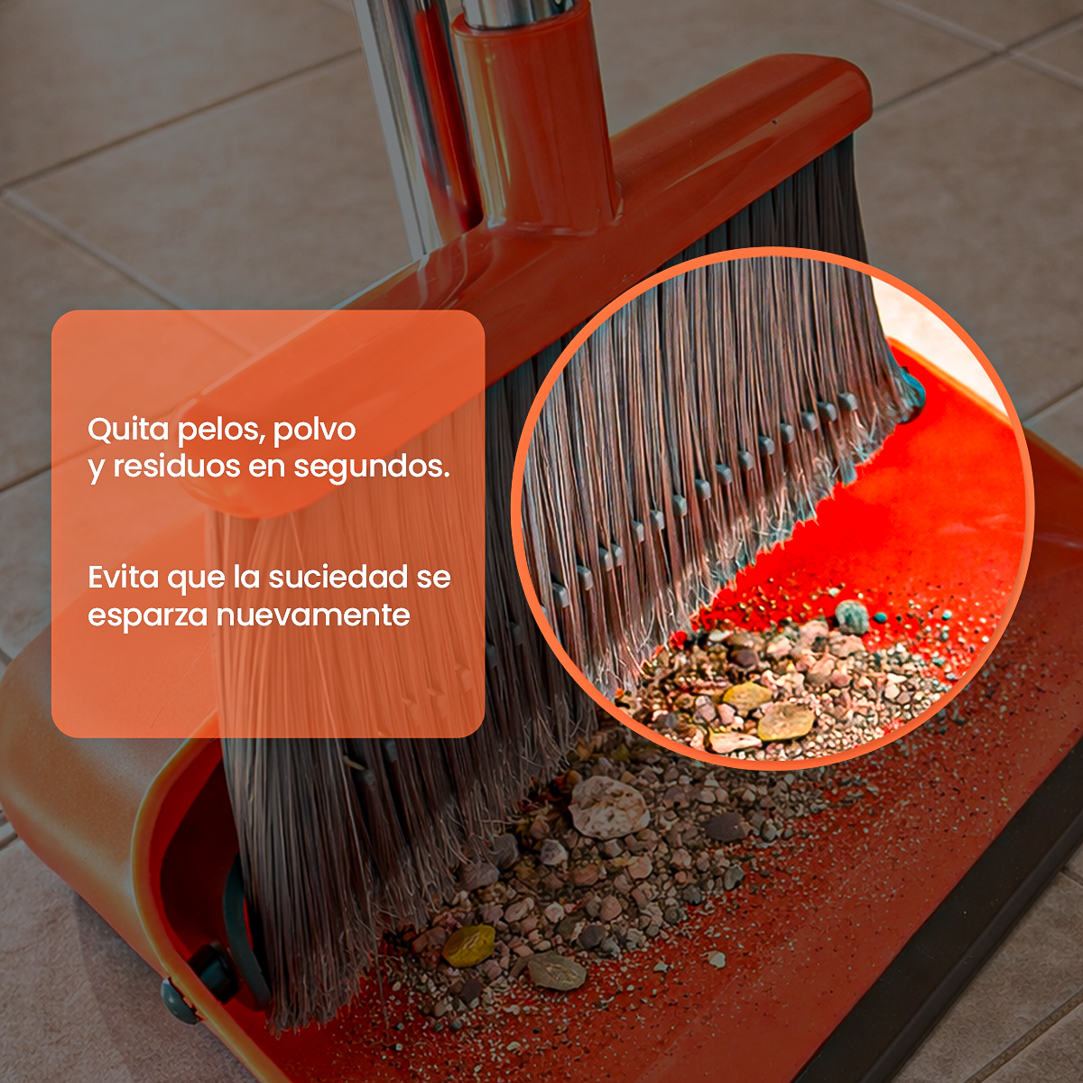 Escoba, Recogedor Y Cepillo 3 En 1 Plegable (Envio gratis)