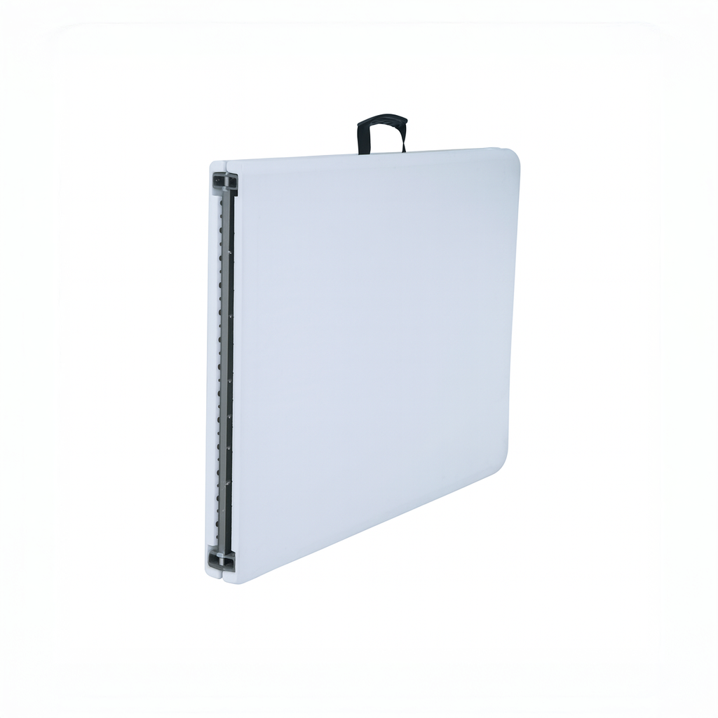 Mesas plegables de plástico blancas para eventos, hogar y negocio