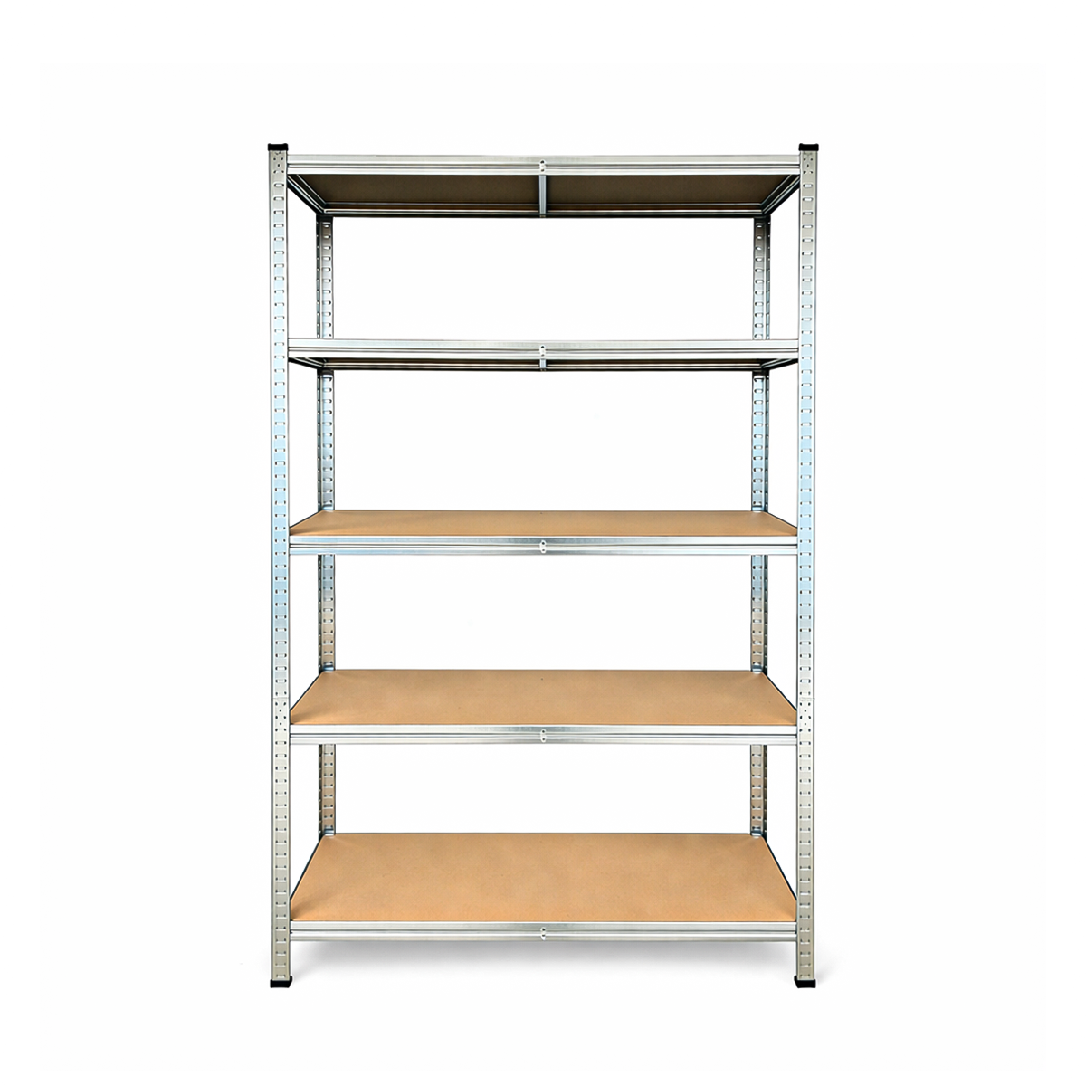 Rack Metálico Tipo Estante 180x90x40 cm de 5 Niveles para Almacenaje y Organización