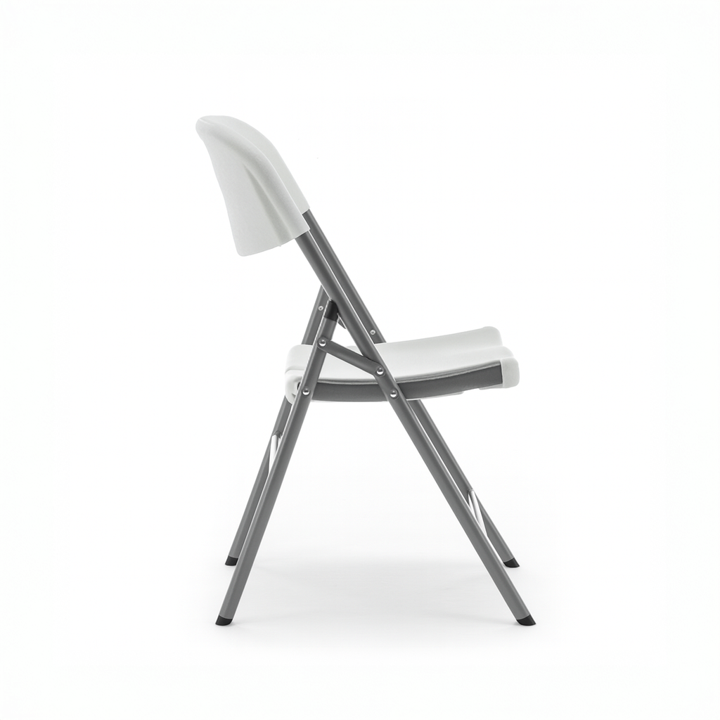 Sillas plegables de plastico blanca