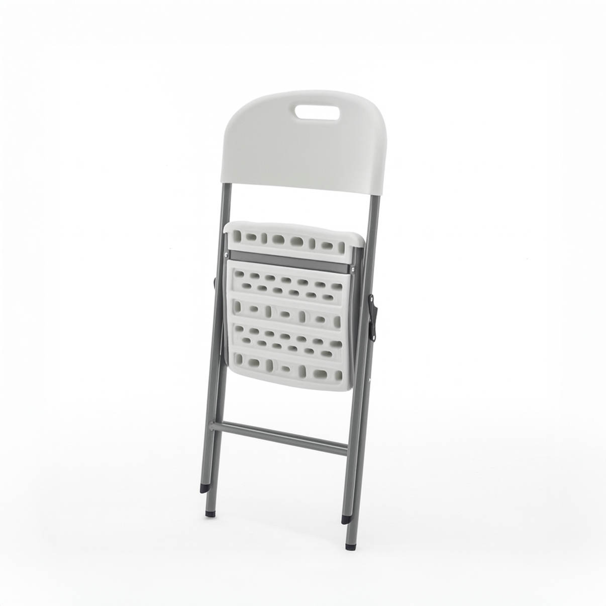 Sillas plegables de plastico blanca