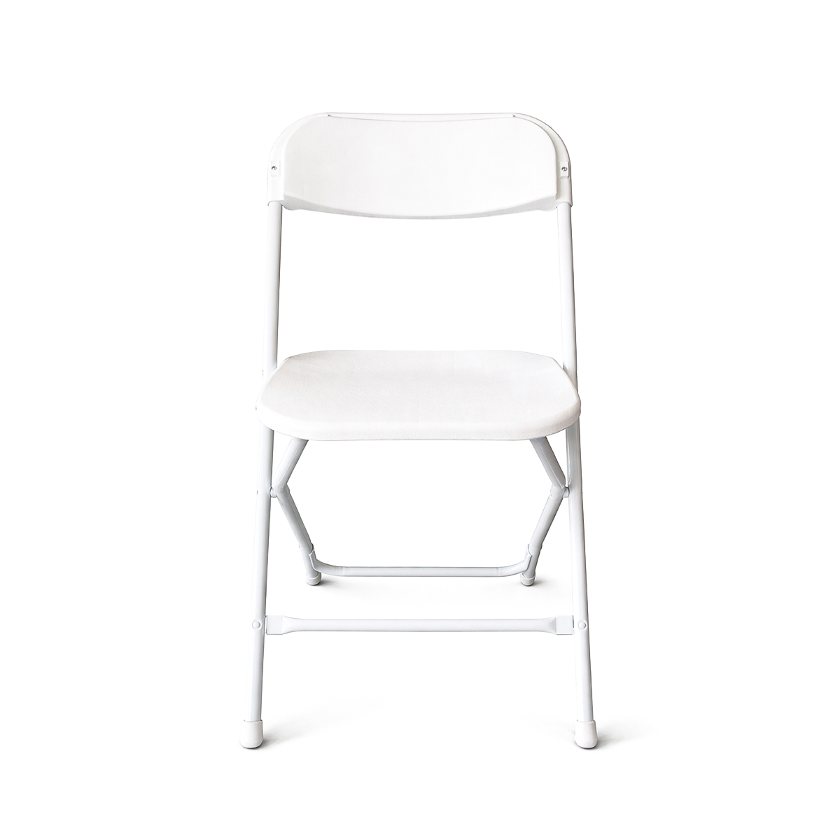 Paquete 10 Sillas Plegables Blancas Plástico Resistentes