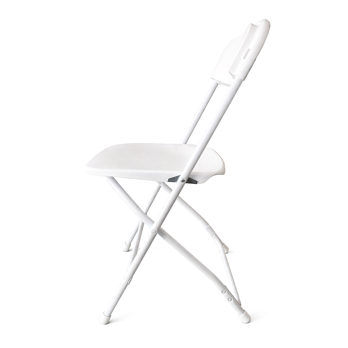 Paquete 10 Sillas Plegables Blancas Plástico Resistentes