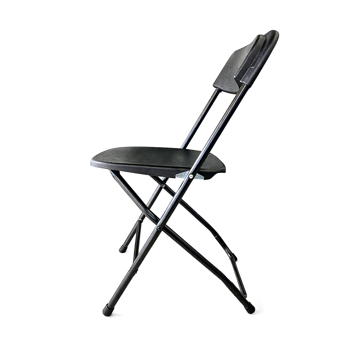 Paquete 10 Sillas Plegables Negras Plástico Resistentes