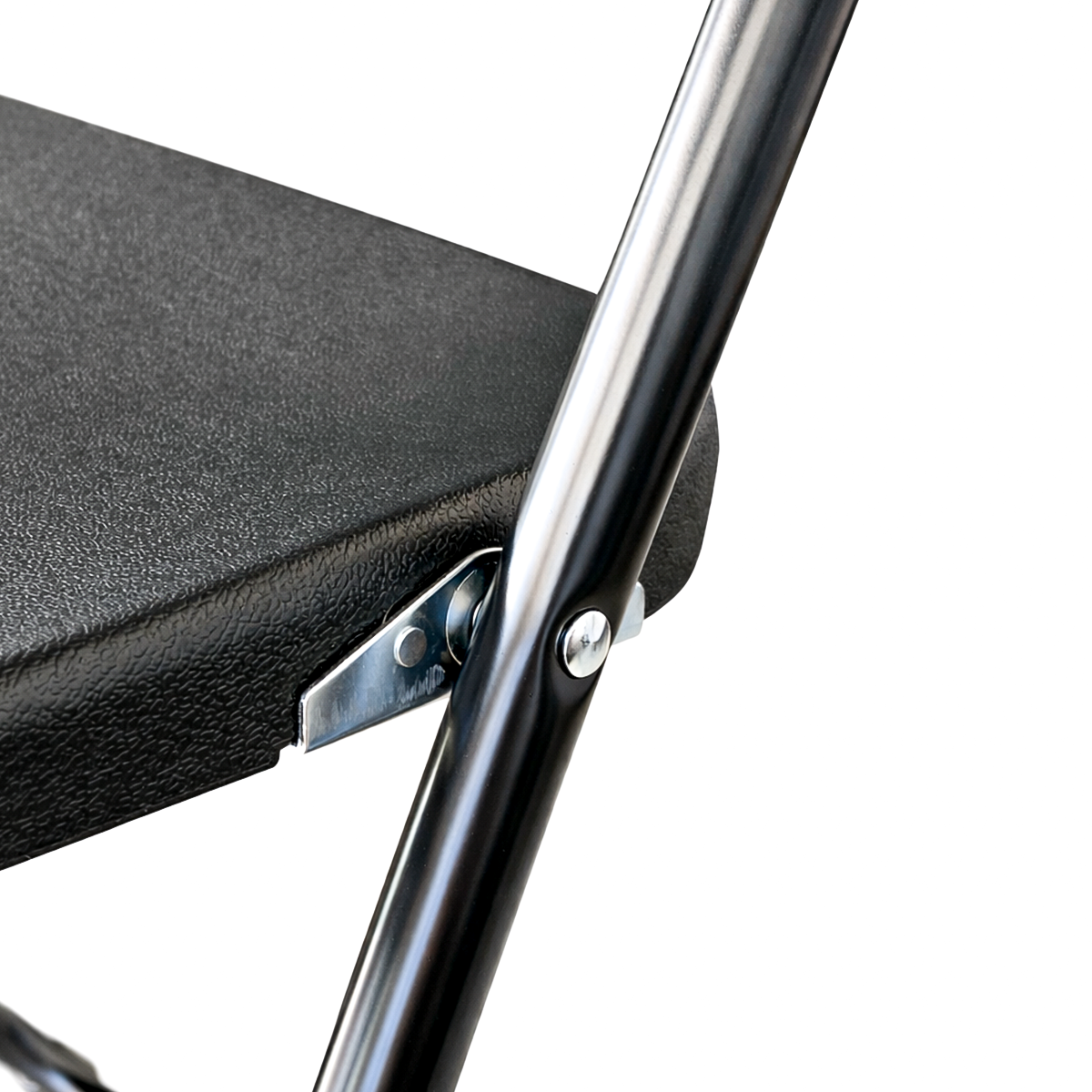 Paquete 4 Sillas Plegables Negras Plástico Resistentes