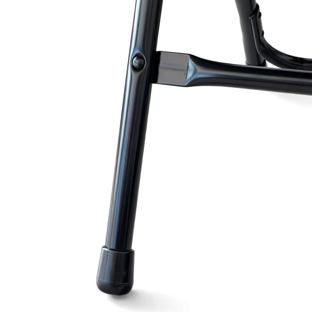 Paquete 4 Sillas Plegables Negras Plástico Resistentes