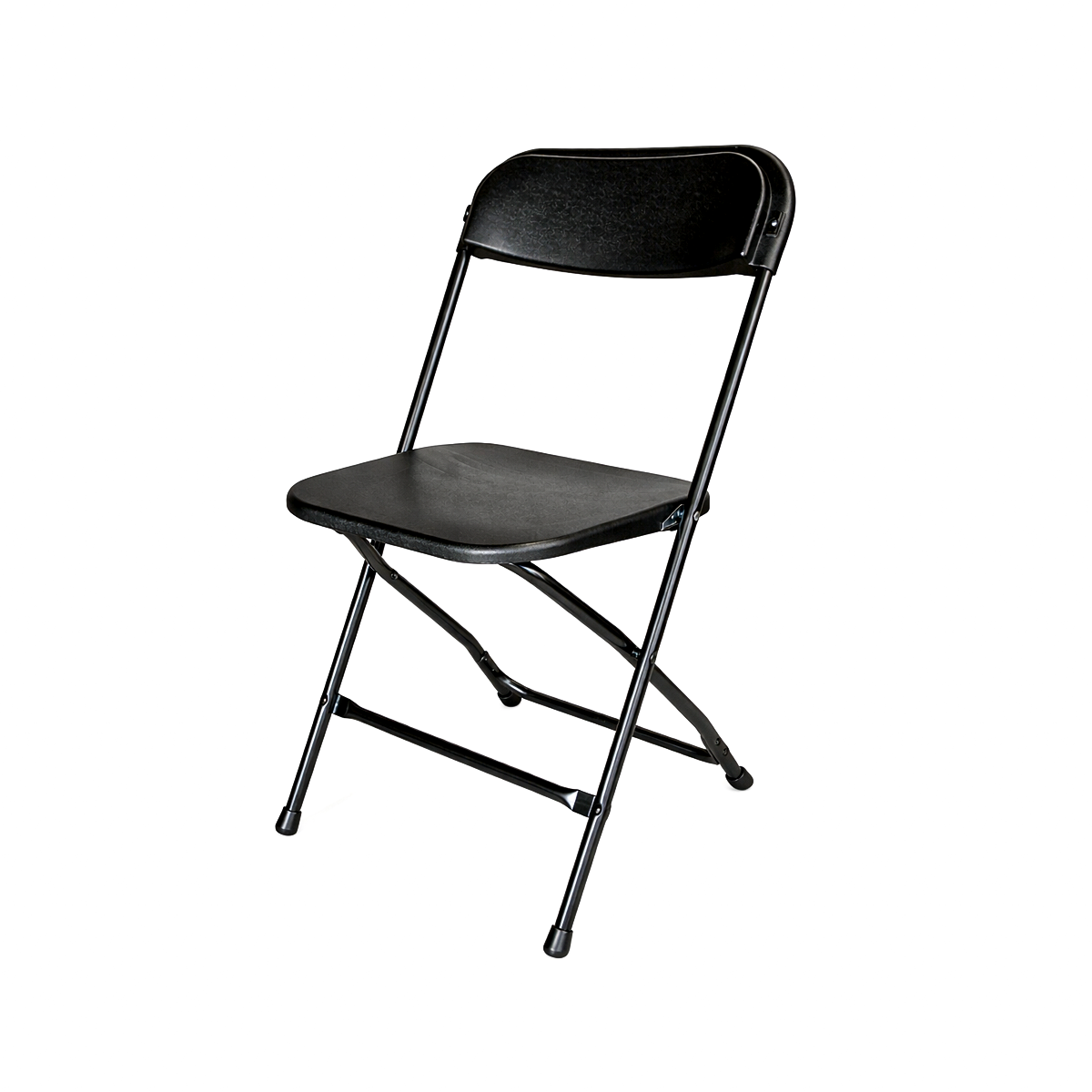 Paquete 10 Sillas Plegables Negras Plástico Resistentes