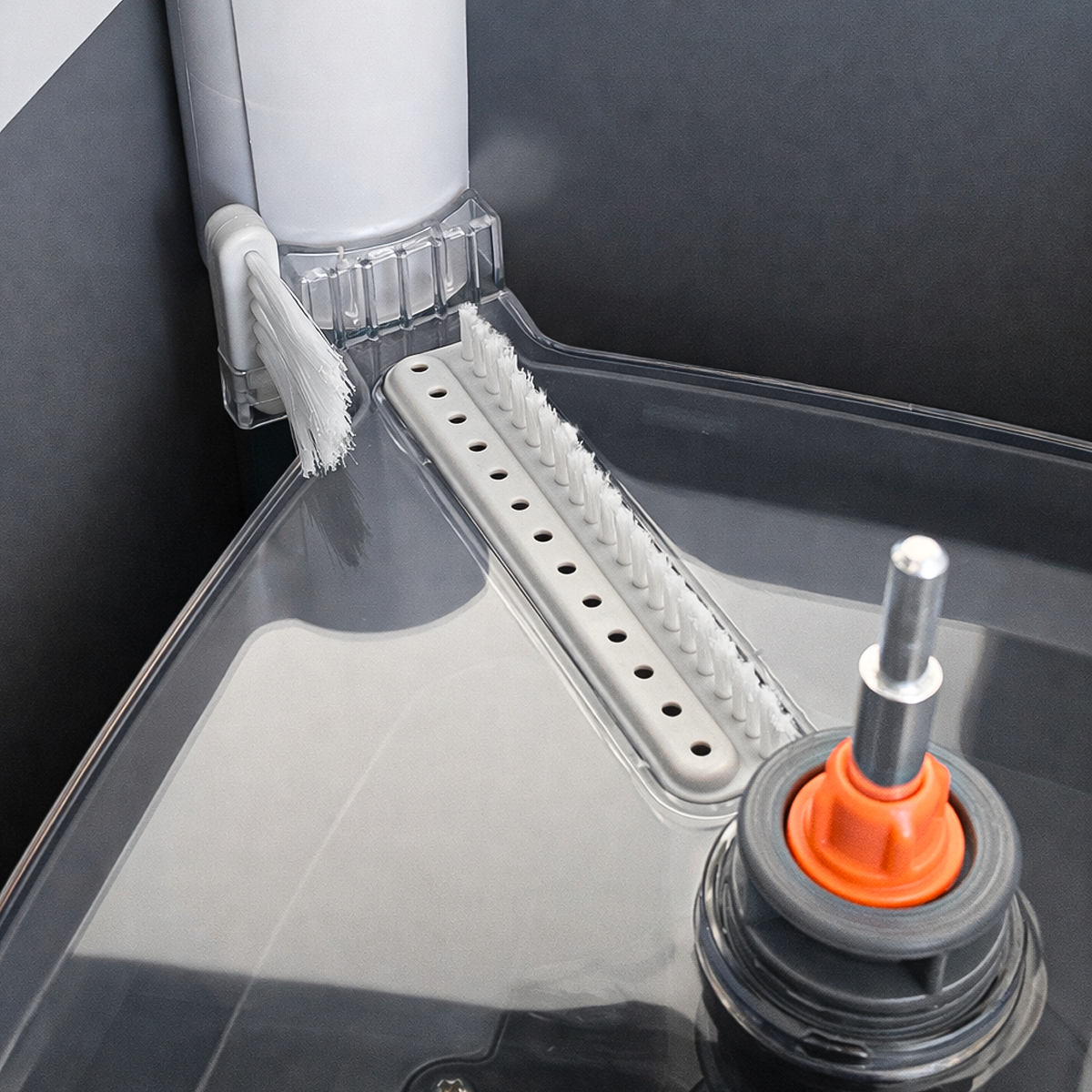 Trapeador Tipo Mop Microfibra Cubeta Con Drenaje Y Cepillo (Envio gratis)