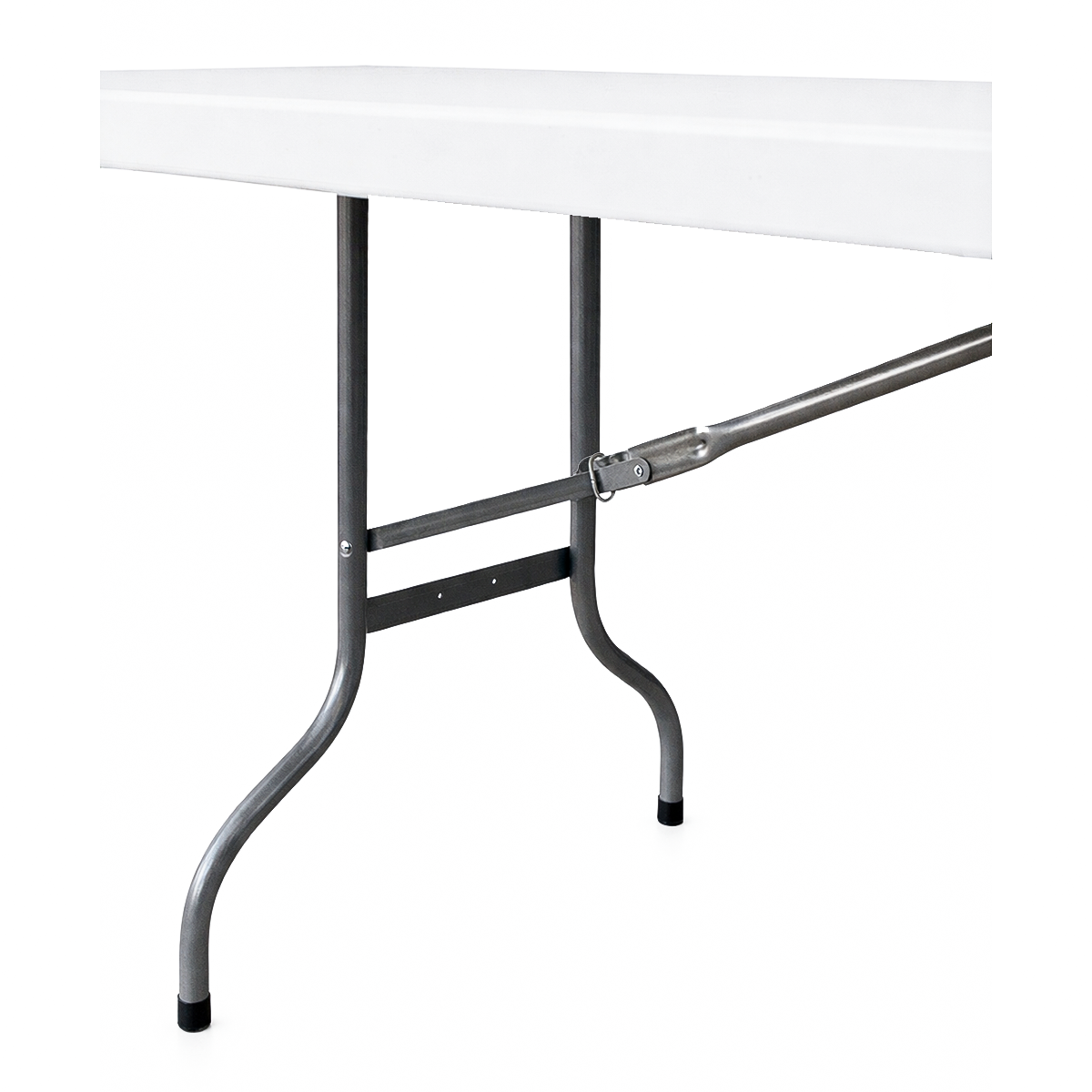 Mesa Plegable Portátil 1.80m Blanco Plástico Rectangular para Jardín y Eventos